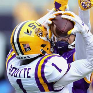 LSU drippy wallpaper