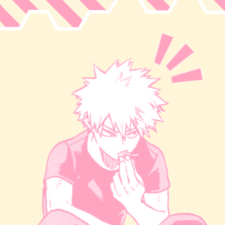 Bakugo pink hair wallpaper