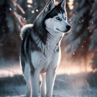 Wild Husky wallpaper