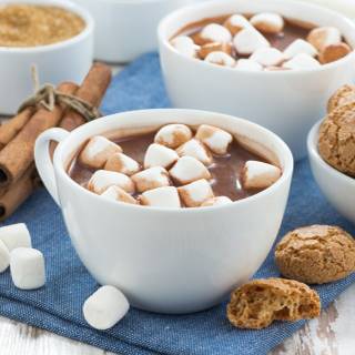 Cookie with marshmallow wallpaper