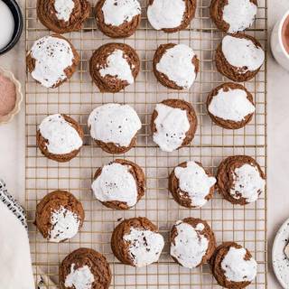 Cookie with marshmallow wallpaper