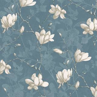 Peacock blue wallpaper