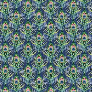 Peacock blue wallpaper