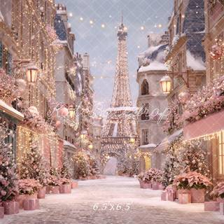 Paris snow wallpaper