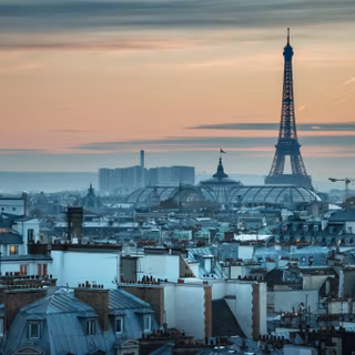 Paris snow wallpaper