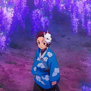 Tanjiro Wisteria wallpaper