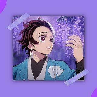 Tanjiro Wisteria wallpaper
