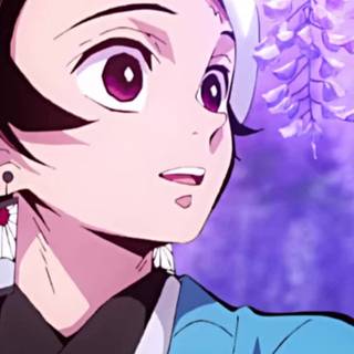 Tanjiro Wisteria wallpaper