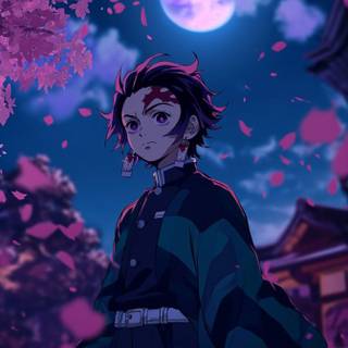 Tanjiro Wisteria wallpaper