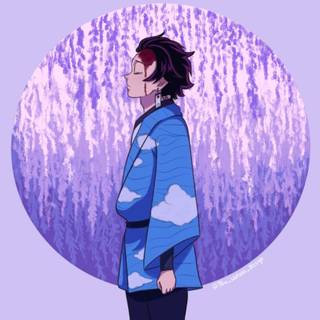 Tanjiro Wisteria wallpaper