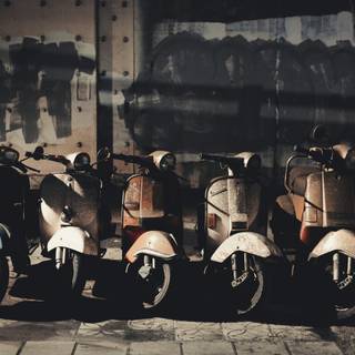 Vespa vintage wallpaper