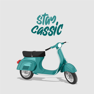 Vespa vintage wallpaper