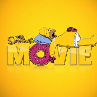 Homer donut wallpaper