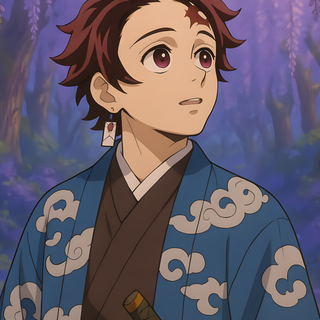 Tanjiro Wisteria wallpaper