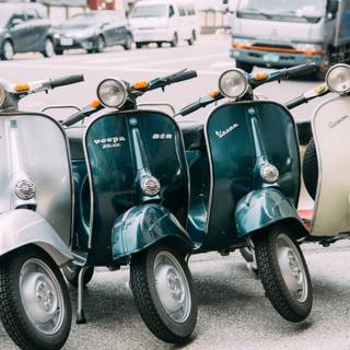 Vespa vintage wallpaper