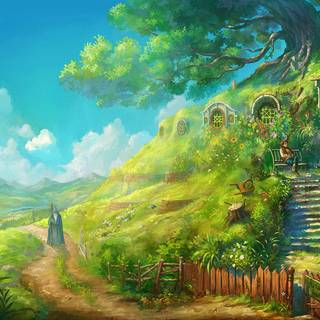 Manga nature wallpaper