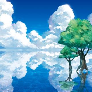 Manga nature wallpaper