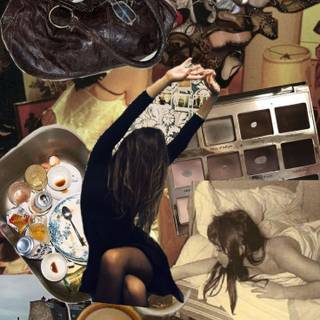 Messy girl wallpaper