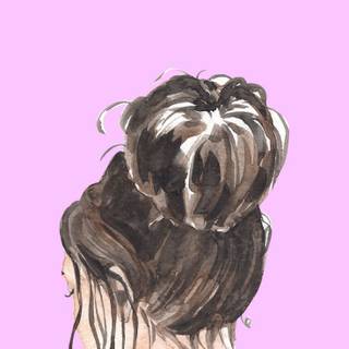 Messy girl wallpaper