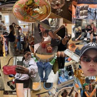 Messy girl wallpaper