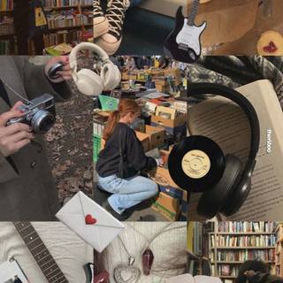 Messy girl wallpaper