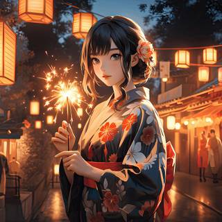 Manga nature wallpaper