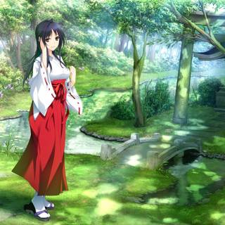 Manga nature wallpaper