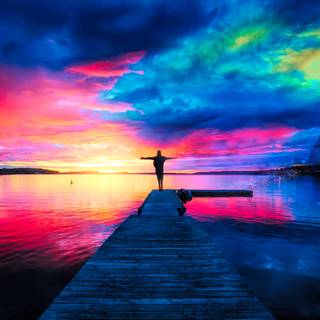 Waterscape wallpaper