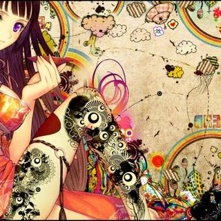 Manga nature wallpaper