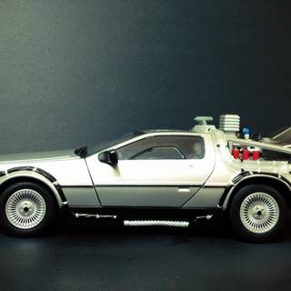 DeLorean time machine wallpaper