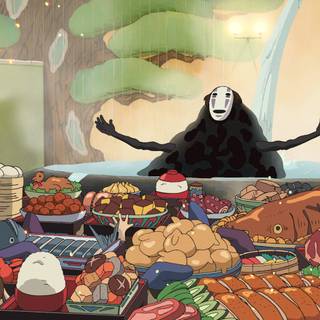 Studio Ghibli food wallpaper