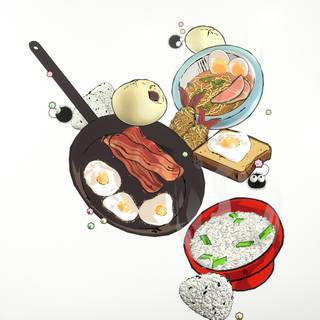 Studio Ghibli food wallpaper