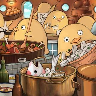 Studio Ghibli food wallpaper