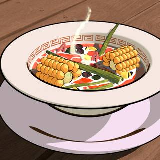 Studio Ghibli food wallpaper
