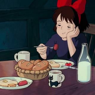 Studio Ghibli food wallpaper