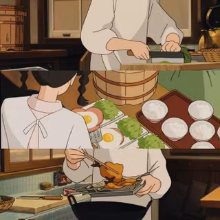 Studio Ghibli food wallpaper