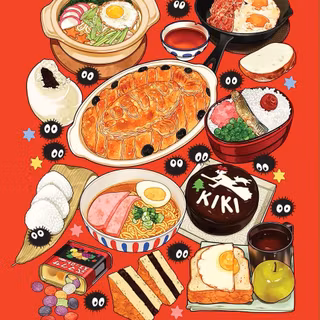 Studio Ghibli food wallpaper