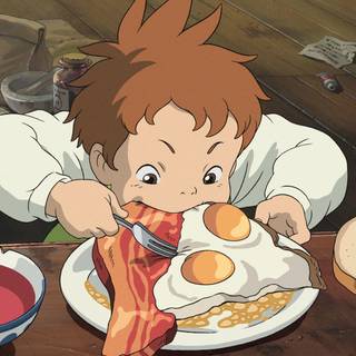 Studio Ghibli food wallpaper