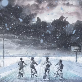 Stranger Things winter wallpaper