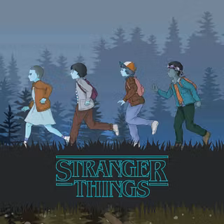 Stranger Things winter wallpaper