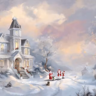 Elegant winter wallpaper