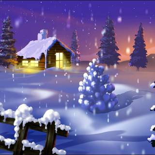 Elegant winter wallpaper