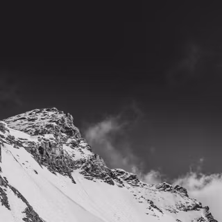 Winter minimalist black and white wallpaper