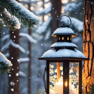 Elegant winter wallpaper