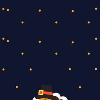 Thanksgiving pixel art wallpaper