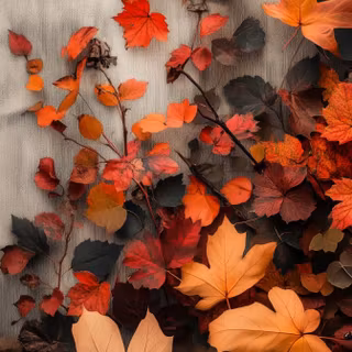 Dark rustic autumn wallpaper