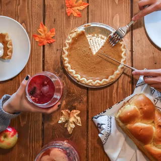 Thanksgiving food desktop wallpaper