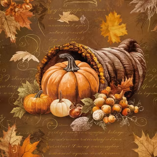Thanksgiving collage iPad wallpaper