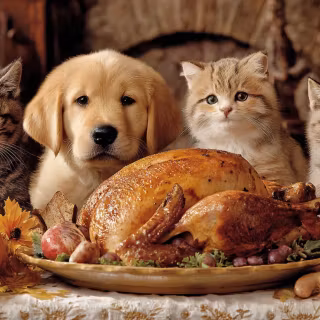 Thanksgiving food desktop wallpaper