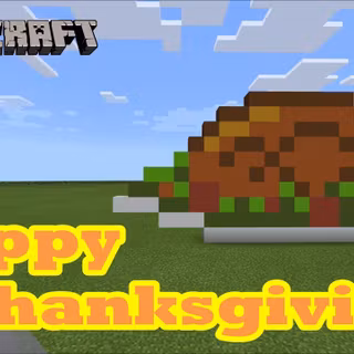 Thanksgiving pixel art wallpaper